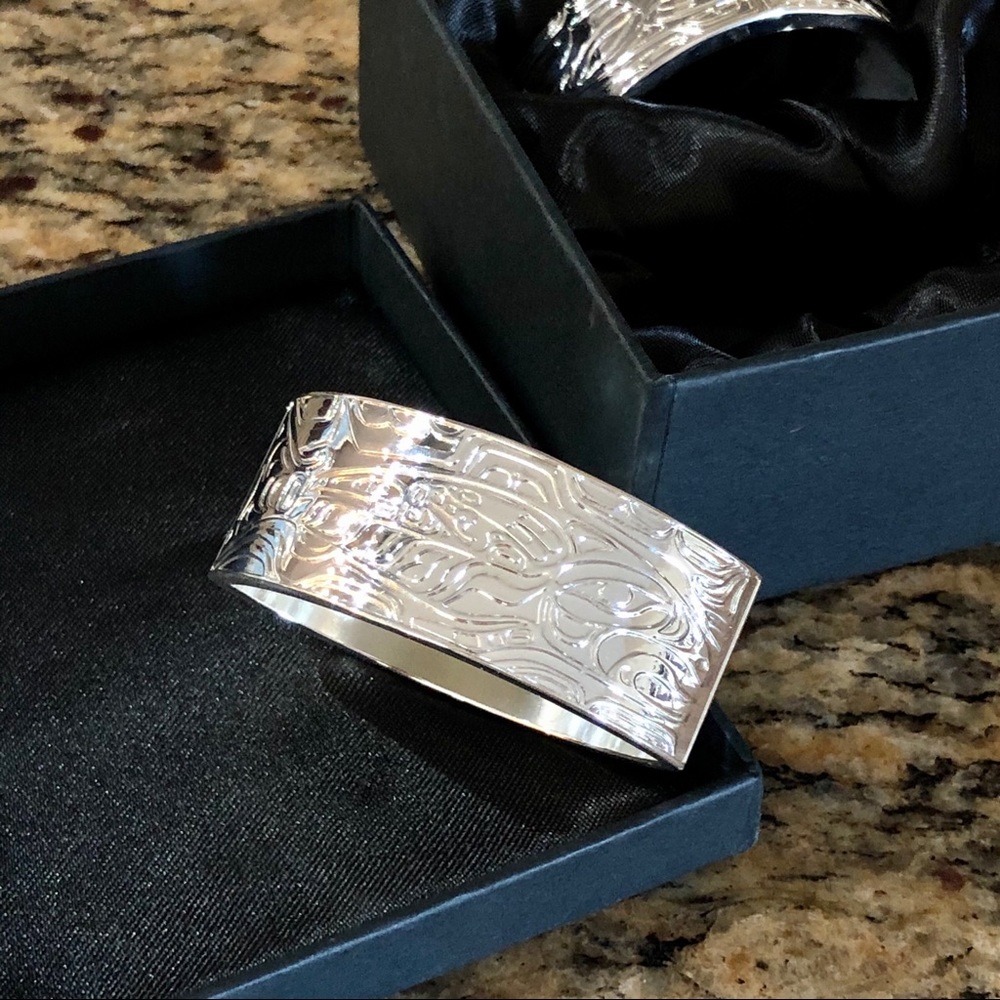 Silver Plated Napkin Rings - Picture 2 of 12